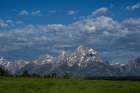 USA, Wyoming. Landscape of the Grand Teton, Grand Teton National Park Art Print